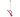 Metal Ornament,Trumpet - Red