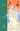 Book cover of 'Fire from Heaven' by Mary Renault with a green and orange background and a profile illustration.
